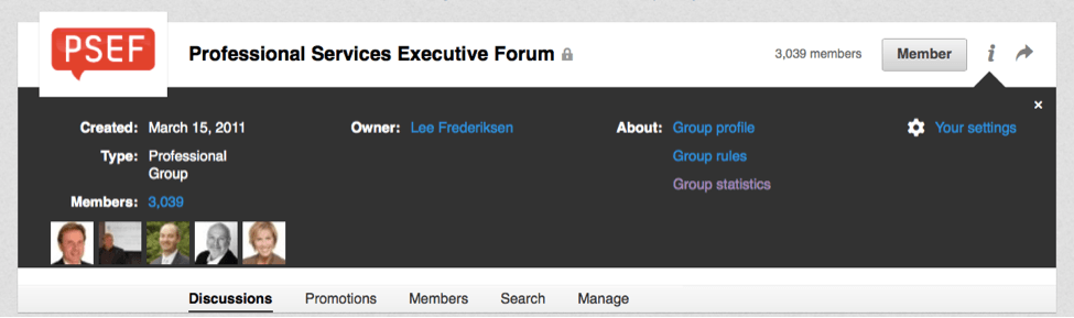 Professional Services Executive Forum